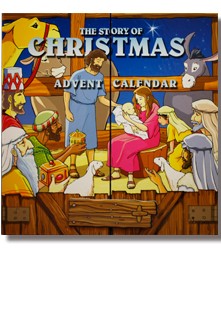The Story of Christmas Advent Calendar with Decorations (English)